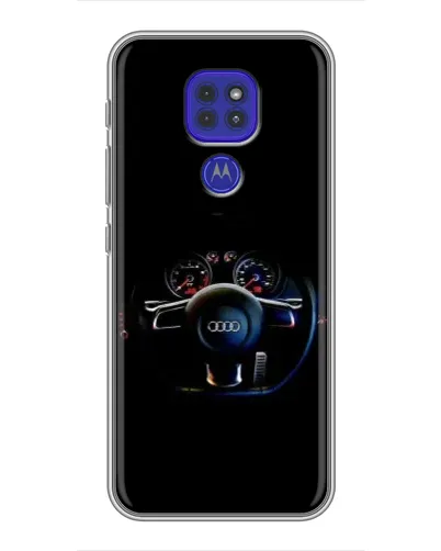 Чехол для Motorola MOTO G9 Play с картинкой «Салон Audi — руль» Чехол для Motorola MOTO G9 Play с картинкой «Салон Audi — руль»