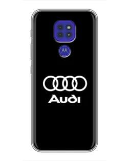 Чехол для Motorola MOTO G9 Play с картинкой «Классическое лого Audi»