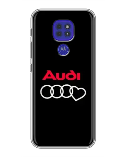 Чехол для Motorola MOTO G9 Play с картинкой «Логотип Audi Heart» Чехол для Motorola MOTO G9 Play с картинкой «Логотип Audi Heart»