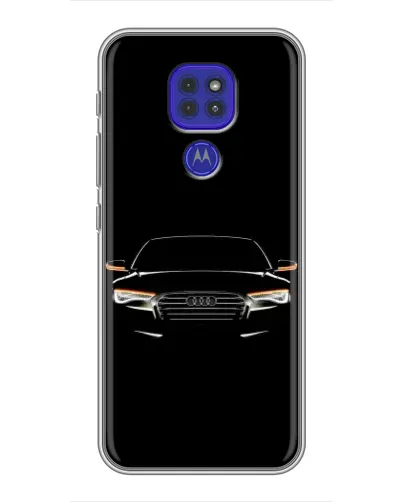 Чехол для Motorola MOTO G9 Play с картинкой «Audi — ночной контур» Чехол для Motorola MOTO G9 Play с картинкой «Audi — ночной контур»