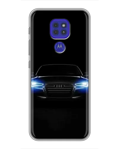 Чехол для Motorola MOTO G9 Play с картинкой «Audi в неоне» Чехол для Motorola MOTO G9 Play с картинкой «Audi в неоне»