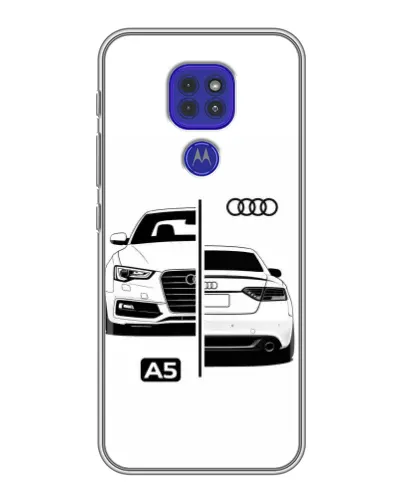 Чехол для Motorola MOTO G9 Play с картинкой «Audi — контрастный дизайн» Чехол для Motorola MOTO G9 Play с картинкой «Audi — контрастный дизайн»