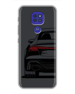 Чехол для Motorola MOTO G9 Play с картинкой «Задняя часть Audi — арт»