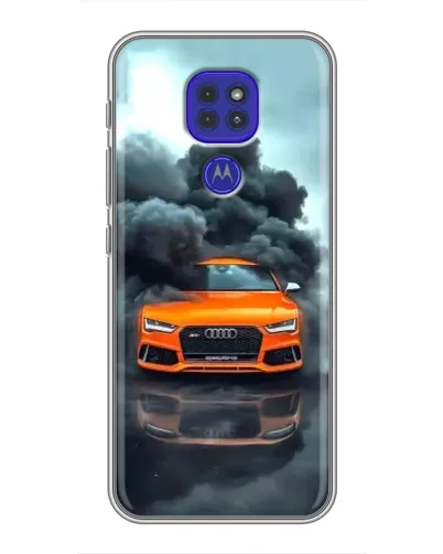 Чехол для Motorola MOTO G9 Play с картинкой «Audi в облаках дыма» Чехол для Motorola MOTO G9 Play с картинкой «Audi в облаках дыма»