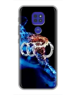 Чехол для Motorola MOTO G9 Play с картинкой «Энергия лого Audi»