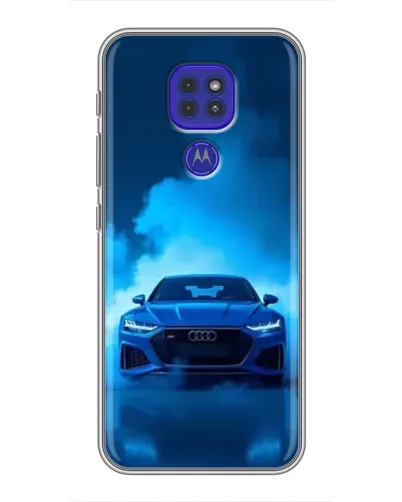Чехол для Motorola MOTO G9 Play с картинкой «Audi — голубая энергия» Чехол для Motorola MOTO G9 Play с картинкой «Audi — голубая энергия»