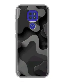 Чехол для Motorola MOTO G9 Play с картинкой «Темный абстрактный камуфляж» Чехол для Motorola MOTO G9 Play с картинкой «Темный абстрактный камуфляж»
