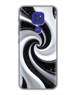 Чехол для Motorola MOTO G9 Play с картинкой «Черно-белая спираль» Чехол для Motorola MOTO G9 Play с картинкой «Черно-белая спираль»