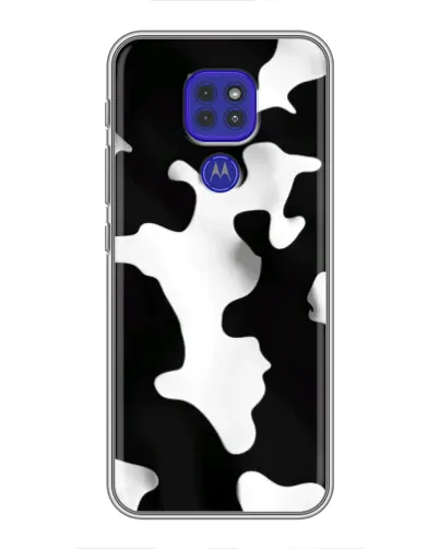 Чехол для Motorola MOTO G9 Play с картинкой «Черно-белое пятно»