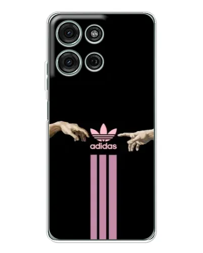 Чехол для Motorola Moto G96 5G с картинкой «Adidas Hands»