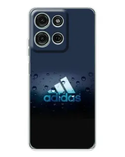 Чехол для Motorola Moto G96 5G с картинкой «Adidas Water Drops» Чехол для Motorola Moto G96 5G с картинкой «Adidas Water Drops»