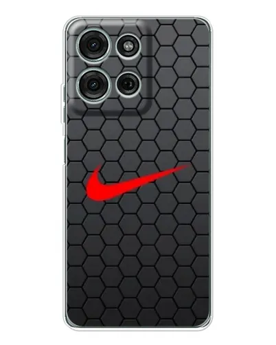 Чехол для Motorola Moto G96 5G с картинкой «Nike — карбоновая сетка» Чехол для Motorola Moto G96 5G с картинкой «Nike — карбоновая сетка»