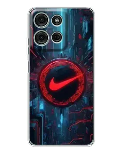 Чехол для Motorola Moto G96 5G с картинкой «Техногенный стиль Nike» Чехол для Motorola Moto G96 5G с картинкой «Техногенный стиль Nike»