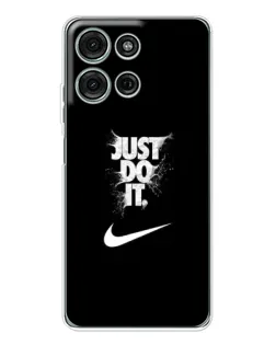 Чехол для Motorola Moto G96 5G с картинкой «Текстовый принт Nike» Чехол для Motorola Moto G96 5G с картинкой «Текстовый принт Nike»