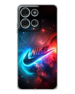 Чехол для Motorola Moto G96 5G с картинкой «Огненный логотип Nike» Чехол для Motorola Moto G96 5G с картинкой «Огненный логотип Nike»