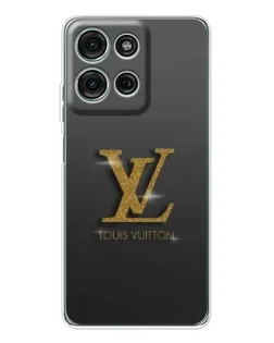 Чехол для Motorola Moto G96 5G с картинкой «Градиент Louis Vuitton»