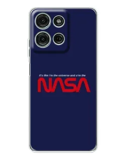 Чехол для Motorola Moto G96 5G с картинкой «NASA — глубокий космос»