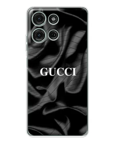 Чехол для Motorola Moto G96 5G с картинкой «Gucci — шелковые волны»