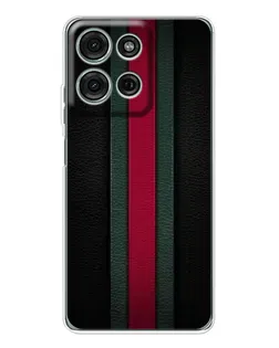 Чехол для Motorola Moto G96 5G с картинкой «Gucci — неоновая линия»