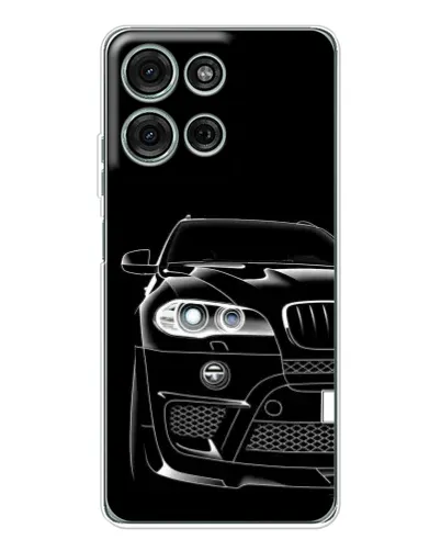 Чехол для Motorola Moto G96 5G с картинкой «Темный силуэт BMW» Чехол для Motorola Moto G96 5G с картинкой «Темный силуэт BMW»
