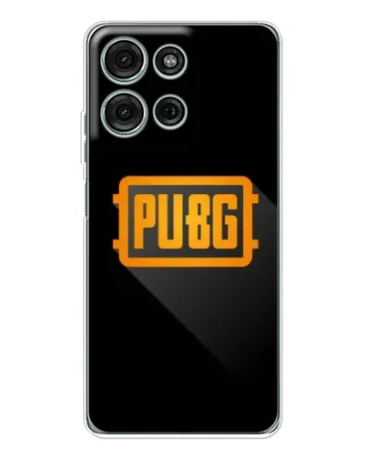 Чехол для Motorola Moto G96 5G с картинкой «PUBG — рамка лого» Чехол для Motorola Moto G96 5G с картинкой «PUBG — рамка лого»