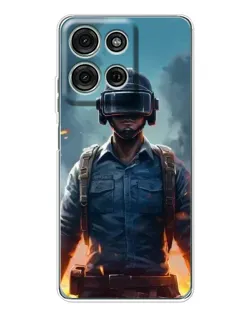 Чехол для Motorola Moto G96 5G с картинкой «PUBG — реалистичный герой» Чехол для Motorola Moto G96 5G с картинкой «PUBG — реалистичный герой»