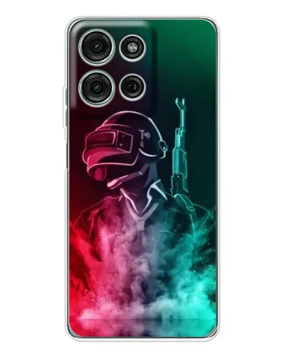 Чехол для Motorola Moto G96 5G с картинкой «PUBG — огненный воин» Чехол для Motorola Moto G96 5G с картинкой «PUBG — огненный воин»