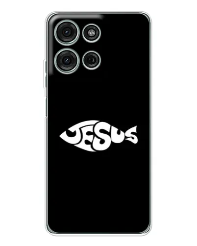 Чехол для Motorola Moto G96 5G с картинкой «Рыба Jesus» Чехол для Motorola Moto G96 5G с картинкой «Рыба Jesus»