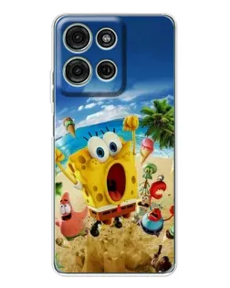 Чехол для Motorola Moto G96 5G с картинкой «Развлечения на пляже»
