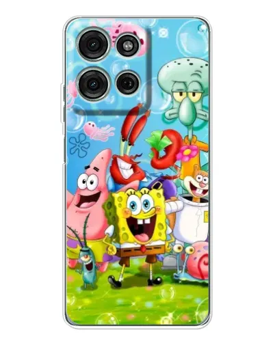 Чохол для Motorola Moto G96 5G з картинкою «Губка Боб та друзі» Чохол для Motorola Moto G96 5G з картинкою «Губка Боб та друзі»