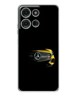 Чехол для Motorola Moto G96 5G с картинкой «Mercedes — ретро стиль»