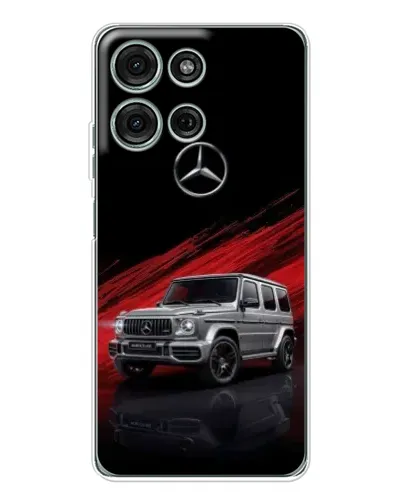 Чехол для Motorola Moto G96 5G с картинкой «Mercedes G-Class красный»