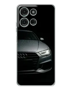 Чехол для Motorola Moto G96 5G с картинкой «Audi — детализация кузова»