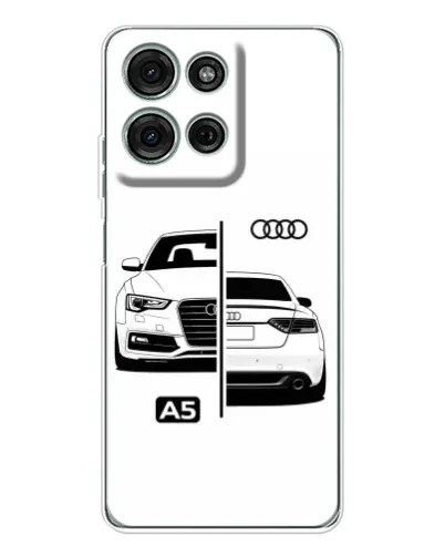 Чехол для Motorola Moto G96 5G с картинкой «Audi — контрастный дизайн» Чехол для Motorola Moto G96 5G с картинкой «Audi — контрастный дизайн»