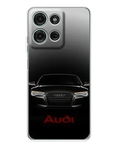 Чехол для Motorola Moto G96 5G с картинкой «Audi — градиентный контур» Чехол для Motorola Moto G96 5G с картинкой «Audi — градиентный контур»