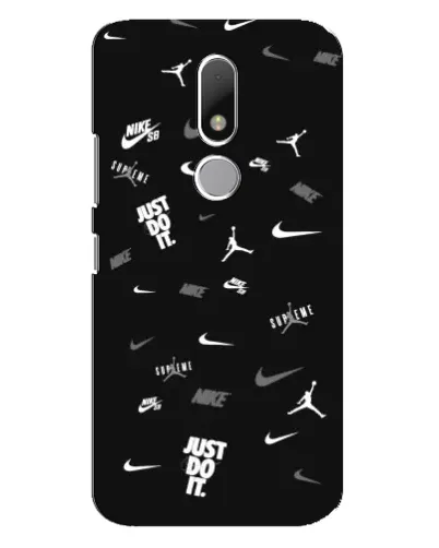 Чехол для Motorola Moto M с картинкой «Nike Black Pattern» Чехол для Motorola Moto M с картинкой «Nike Black Pattern»