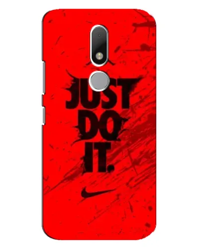 Чехол для Motorola Moto M с картинкой «Nike Just Do It» Чехол для Motorola Moto M с картинкой «Nike Just Do It»
