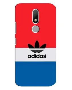 Чохол для Motorola Moto M з картинкою «Ретро блоки Adidas»
