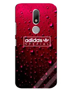 Чохол для Motorola Moto M з картинкою «Adidas Gold Marble»