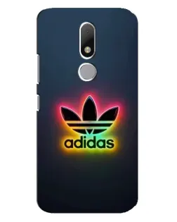 Чохол для Motorola Moto M з картинкою «Неоновий Adidas»
