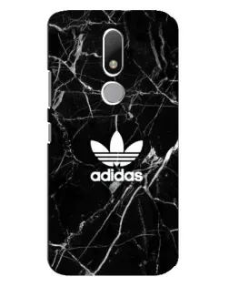 Чохол для Motorola Moto M з картинкою «Білий мармур Adidas»