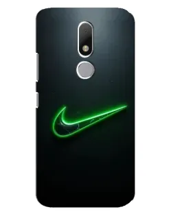 Чохол для Motorola Moto M з картинкою «Неоновий контур Nike» Чохол для Motorola Moto M з картинкою «Неоновий контур Nike»