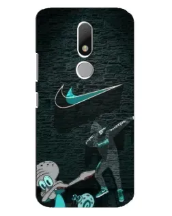 Чехол для Motorola Moto M с картинкой «Спортивный арт Nike»