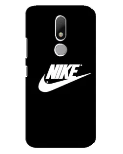 Чехол для Motorola Moto M с картинкой «Мазки краски Nike»
