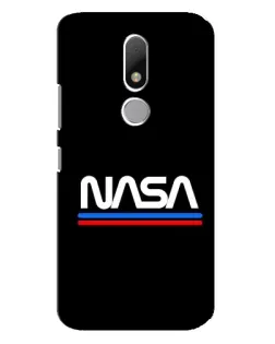 Чохол для Motorola Moto M з картинкою «NASA — класика Red Blue» Чохол для Motorola Moto M з картинкою «NASA — класика Red Blue»