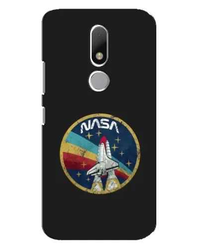 Чехол для Motorola Moto M с картинкой «NASA — эмблема миссии»
