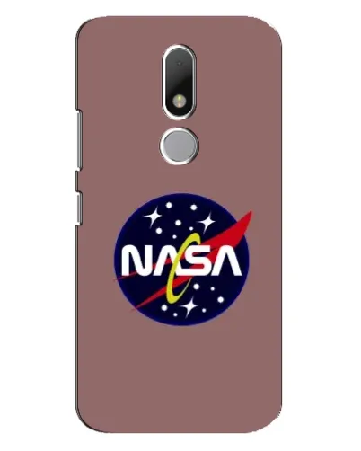 Чехол для Motorola Moto M с картинкой «NASA — ретро космос»
