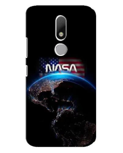 Чехол для Motorola Moto M с картинкой «Земля из космоса NASA»