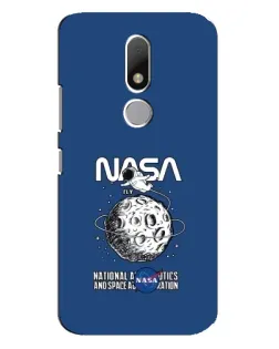 Чохол для Motorola Moto M з картинкою «NASA — місячна місія» Чохол для Motorola Moto M з картинкою «NASA — місячна місія»