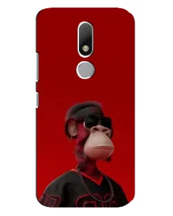 Чохол для Motorola Moto M з картинкою «Bored Ape в червоному» Чохол для Motorola Moto M з картинкою «Bored Ape в червоному»